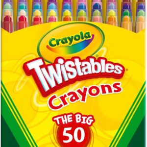 Crayola Mini Twistables Crayons – 50 Count Set